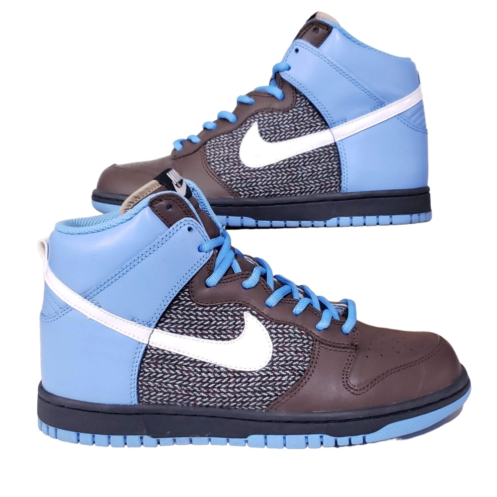 Nike Dunk High Baroque Brown\UNC Blue 8.5W\7M